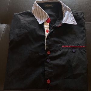 Black button up shirt!